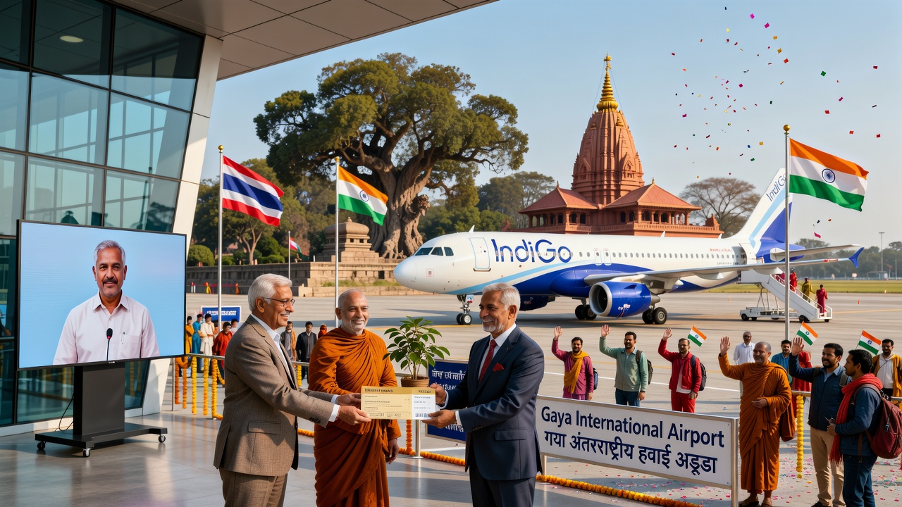Gaya Airport Launches Twice-Weekly Nonstop Service to Bangkok on IndiGo