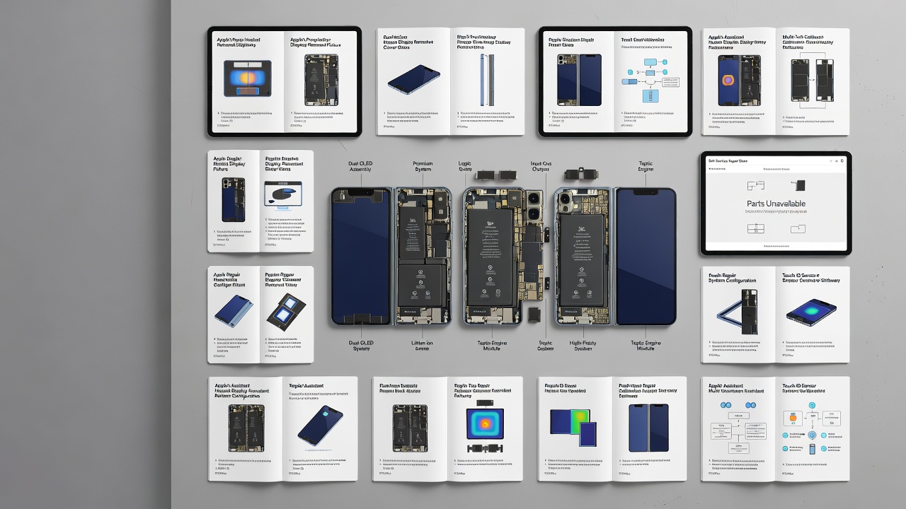 Apple Publishes 22 Repair Guides for Foldable iPhone Duo, But Parts Aren't Ready Yet