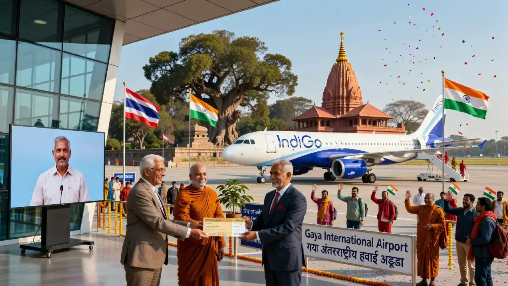 Gaya Airport Launches Twice-Weekly Nonstop Service to Bangkok on IndiGo