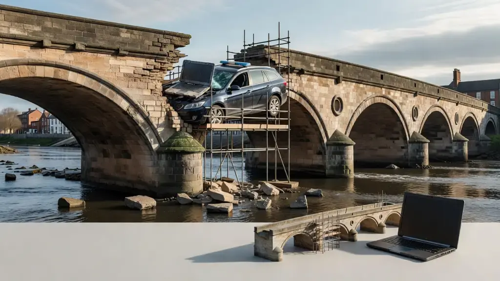 Worcester Council Seeks Full Repayment From Police for Historic Bridge Damage